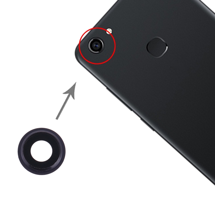 

Camera Lens Cover for Vivo Y79 (Black)
