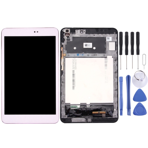 

LCD Screen and Digitizer Full Assembly with Frame for Asus MeMO Pad 8 / ME581CL / ME581 (Pink)