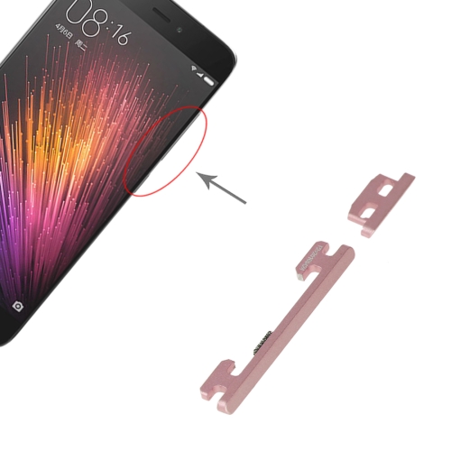 

Power Button and Volume Control Button for Xiaomi Mi 5 (Gold)