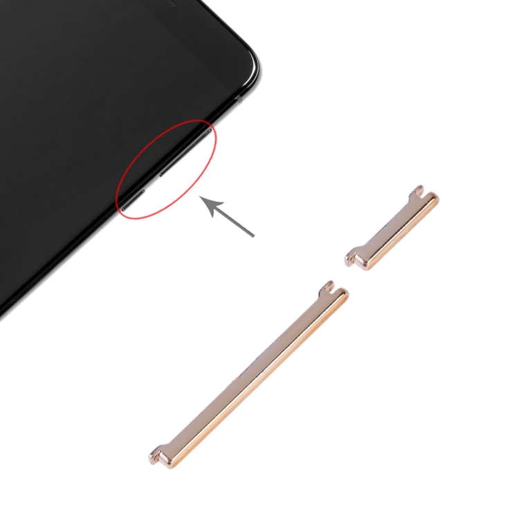 

Power Button and Volume Control Button for Xiaomi Mi 6 (Gold)