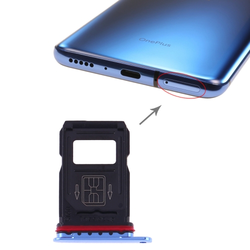 

SIM Card Tray + SIM Card Tray for OnePlus 7 Pro (Blue)