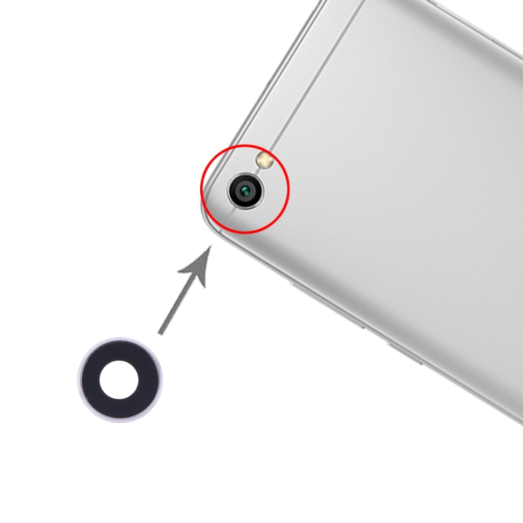 

10 PCS Camera Lens Cover for Xiaomi Redmi Note 5A(Silver)
