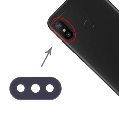 

Camera Lens Cover for Xiaomi Redmi 6 Pro / MI A2 Lite(Black)
