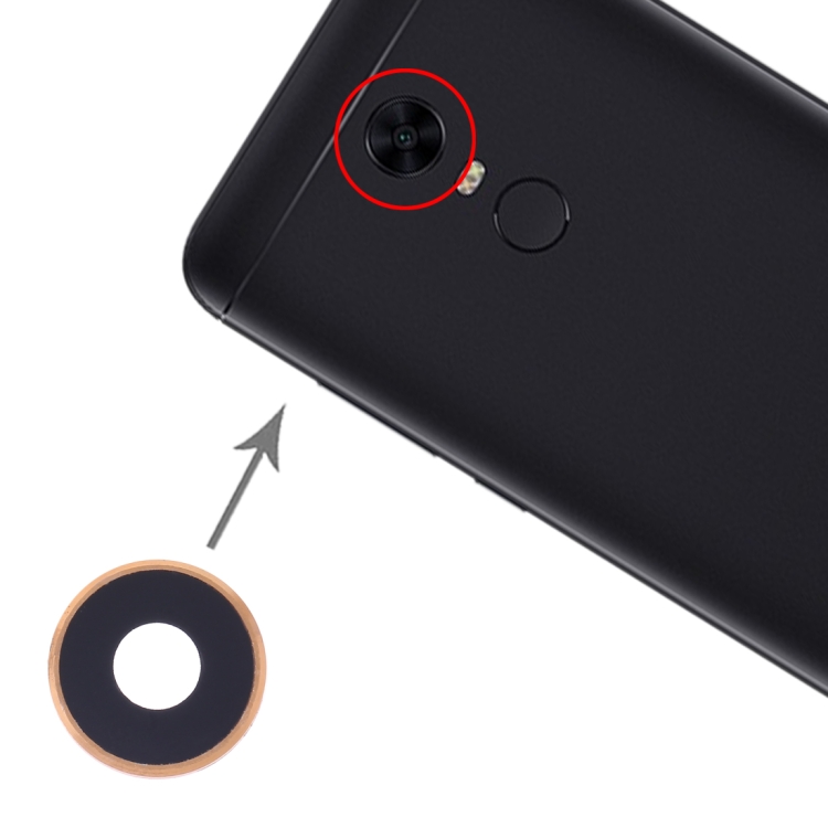 

10 PCS Camera Lens Cover for Xiaomi Redmi 5 Plus(Gold)