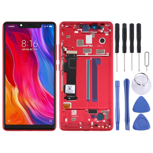 

LCD Screen and Digitizer Full Assembly with Frame for Xiaomi Mi 8 SE(Red)