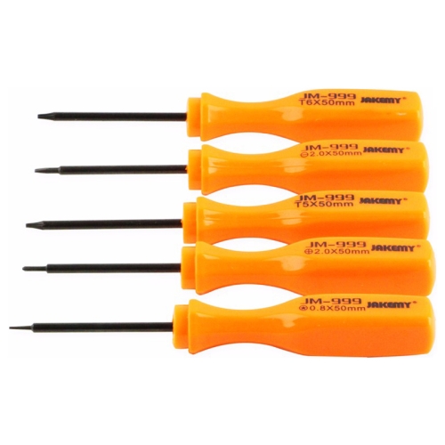 

JAKEMY JM-999 5 in 1 Precision Screwdriver Set Carbon Steel Repair Opening Tools Kit