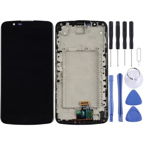 

LCD Screen and Digitizer Full Assembly with Frame for LG K10 (Black)