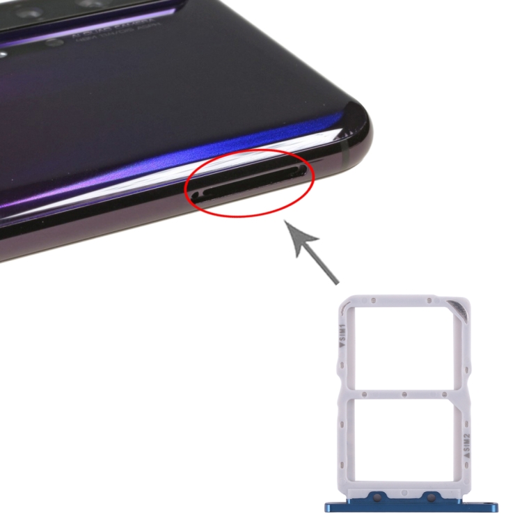 

SIM Card Tray + SIM Card Tray for Huawei Honor 20 Pro (Green)