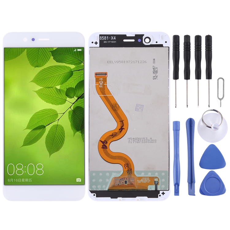 

LCD Screen and Digitizer Full Assembly with Frame for Huawei Nova 2 Plus(White)