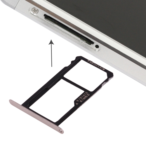 

For Huawei Honor 7 Nano SIM Card Tray + Nano SIM / Micro SD Card Tray (Gold)