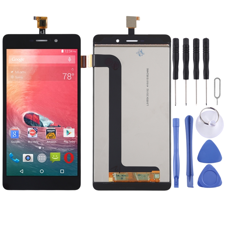 

LCD Screen and Digitizer Full Assembly for BlU Life XL L050U(Black)