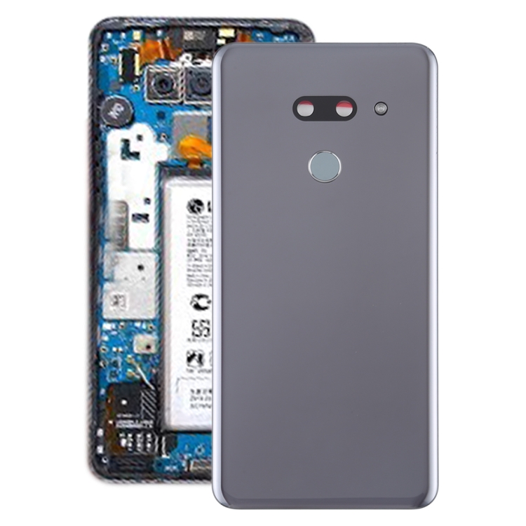 

Battery Back Cover with Camera Lens & Fingerprint Sensor for LG G8 ThinQ / LMG820QM7 LM-G820UMB LMG820UM1 (US Version)(Silver)