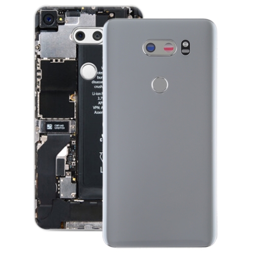 

Battery Back Cover with Camera Lens & Fingerprint Sensor for LG V30 / VS996 / LS998U / H933 / LS998U / H930(Silver)