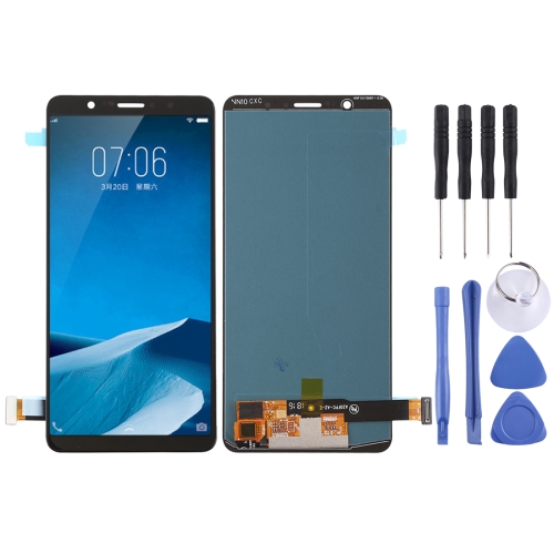 

TFT Material LCD Screen and Digitizer Full Assembly for Vivo X20(Black)