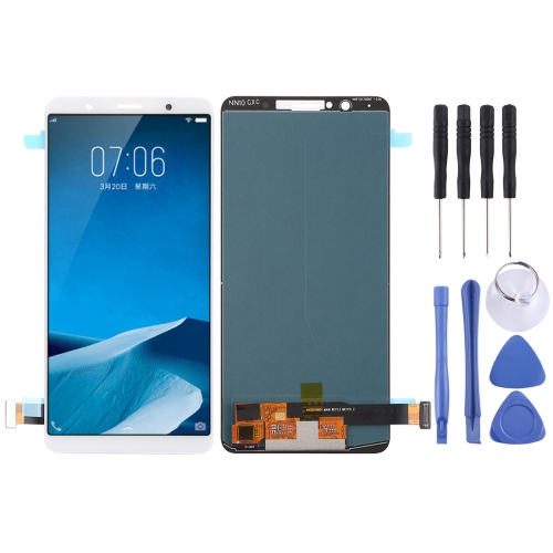 

TFT Material LCD Screen and Digitizer Full Assembly for Vivo X20(White)