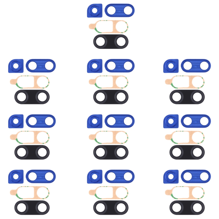 

10 PCS Camera Lens Cover for Huawei Nova 4(Blue)