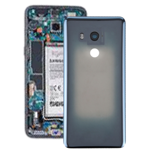 

Battery Back Cover with Camera Lens for HTC U11+(Transparent Black)