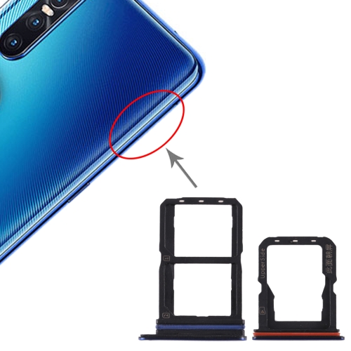 

SIM Card Tray + SIM Card Tray + Micro SD Card Tray for Vivo S1 Pro (Blue)