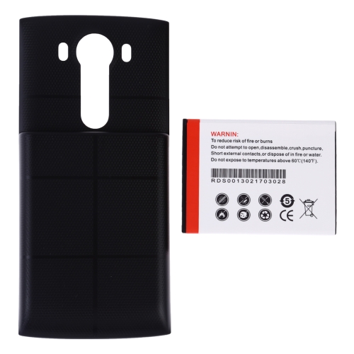 

RUNDAS BL-45B1F 6800mAh Replacement Mobile Phone Battery & Cover Back Door for LG V10(Black)
