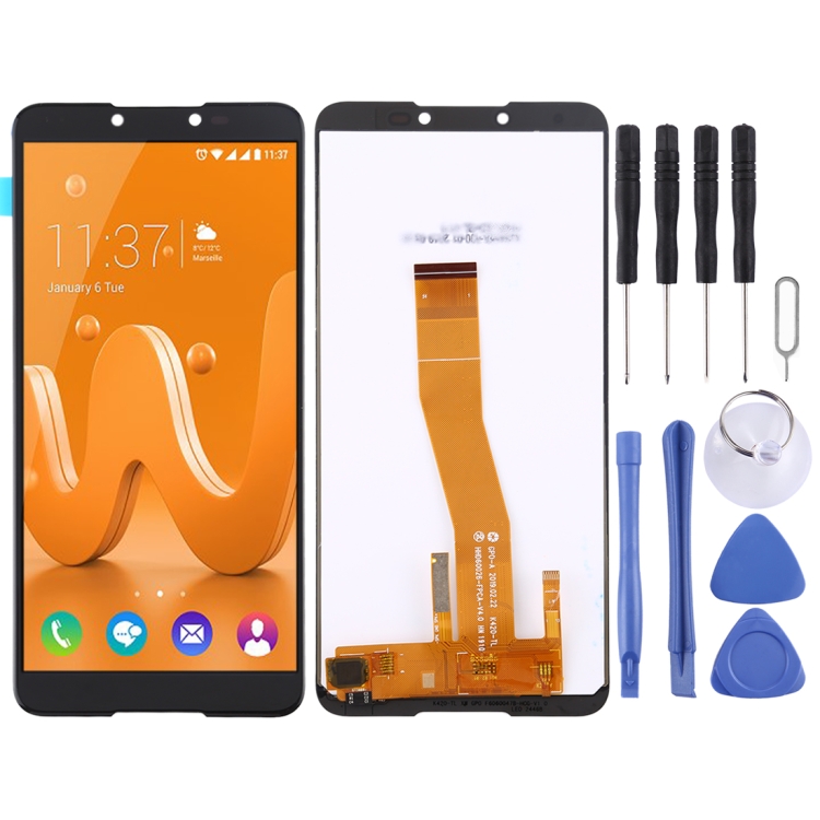 

LCD Screen and Digitizer Full Assembly for Wiko Y70 (Black)