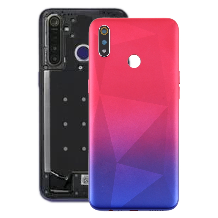 

Battery Back Cover for OPPO Realme 3(Red + Blue)