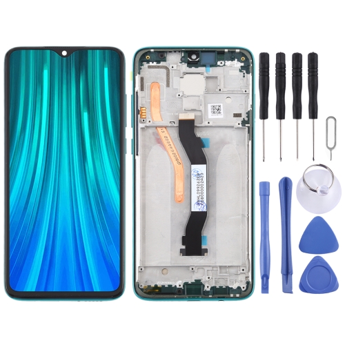 

LCD Screen and Digitizer Full Assembly with Frame (Double SIM Card Version) for Xiaomi Redmi Note 8 Pro(Green)