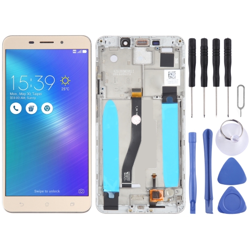 

LCD Screen and Digitizer Full Assembly with Frame for Asus ZenFone 3 Laser ZC551KL Z01BDC(Gold)