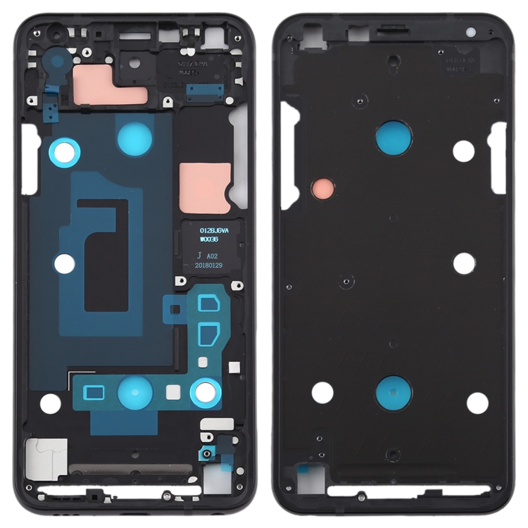 

Front Housing LCD Frame Bezel Plate for LG Q7 / Q610 / Q7 Plus / Q725 / Q720 / Q7A / Q7 Alpha (Black)