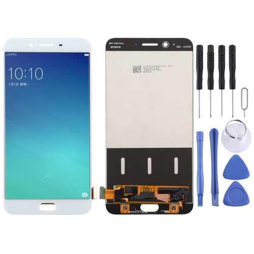 

LCD Screen and Digitizer Full Assembly for OPPO R9 Plus (White)