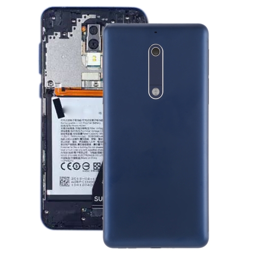 

Battery Back Cover with Camera Lens & Side Keys for Nokia 5(Blue)