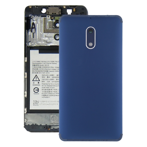 

Battery Back Cover with Camera Lens & Side Keys for Nokia 6 TA-1000 TA-1003 TA-1021 TA-1025 TA-1033 TA-1039(Blue)