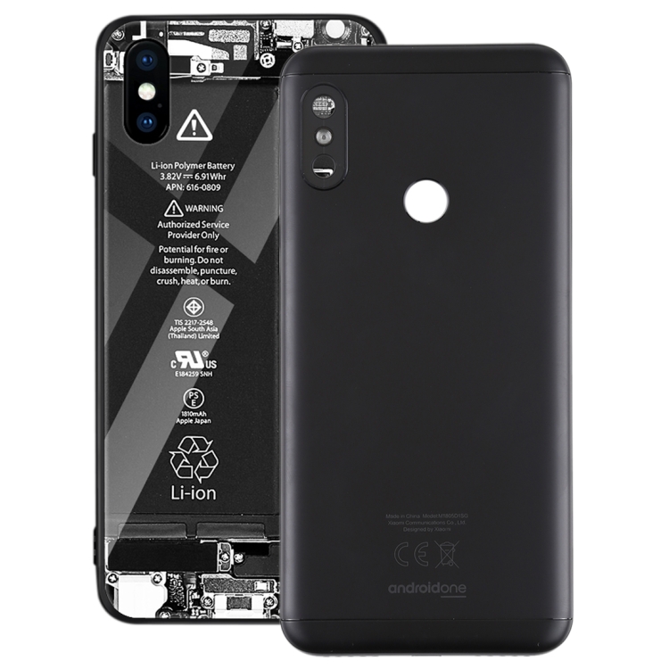 

Back Cover for Xiaomi Redmi 6 Pro(Black)