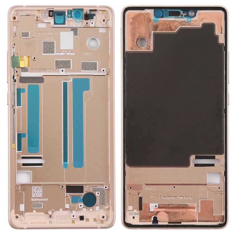 

Middle Frame Bezel with Side Keys for Xiaomi Mi 8 SE (Rose Gold)