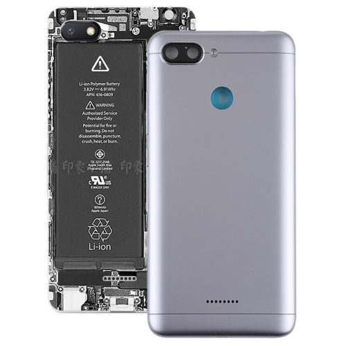 

Back Cover with Side Keys for Xiaomi Redmi 6(Grey)