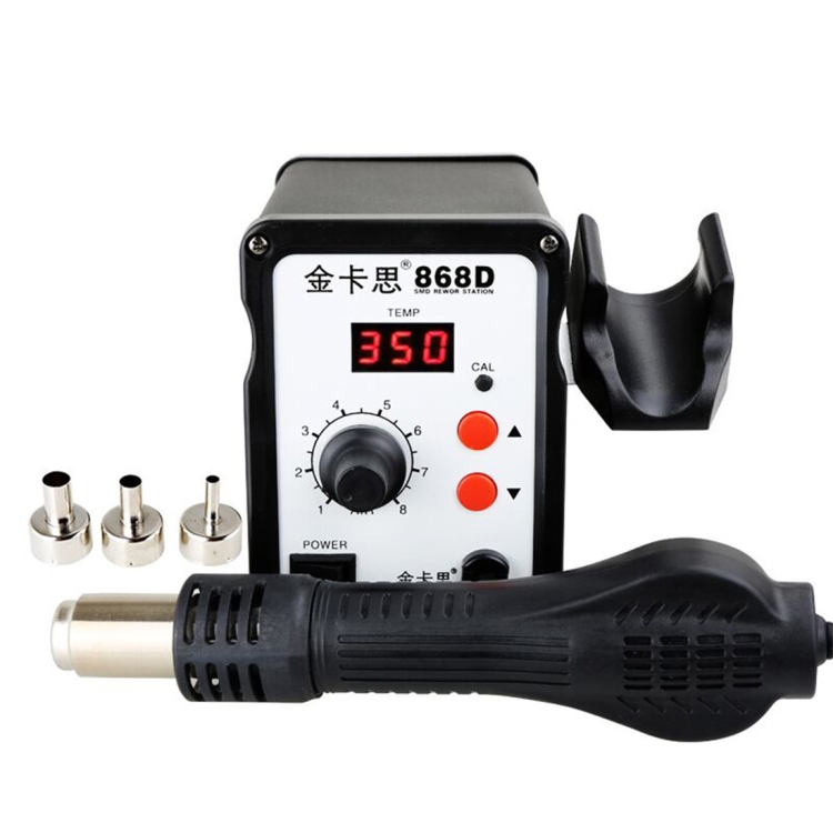 

Kaisi 868D 700W Soldering Station Heat Gun Welding Hot Air Gun With 3 PCS Nozzles, US Plug