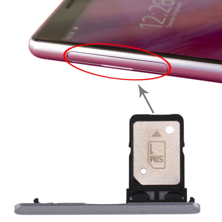 

Original Single SIM Card Tray for Sony Xperia 10 (Grey)