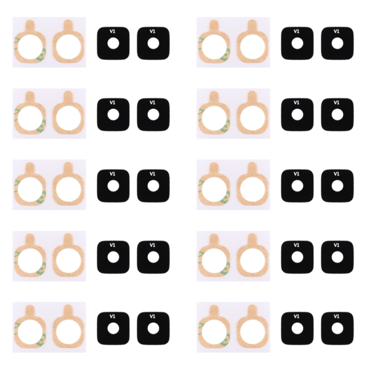 

10 PCS Back Camera Lens Cover with Sticker for Galaxy Alpha / G850
