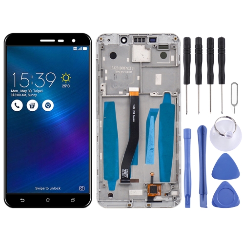 

LCD Screen and Digitizer Full Assembly with Frame for Asus ZenFone 3 Laser ZC551KL Z01BD (Black)