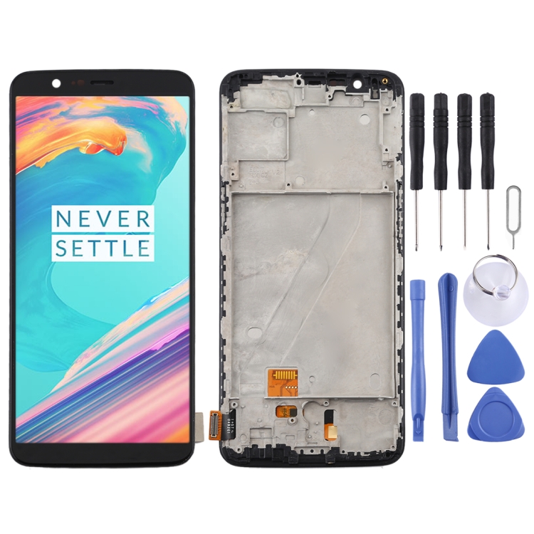 TFT Material LCD Screen and Digitizer Full Assembly with Frame for OnePlus 5T A5010 (Black)
TFT Material LCD Screen and Digitizer Full Assembly with Frame for OnePlus 5T A5010 (Black)