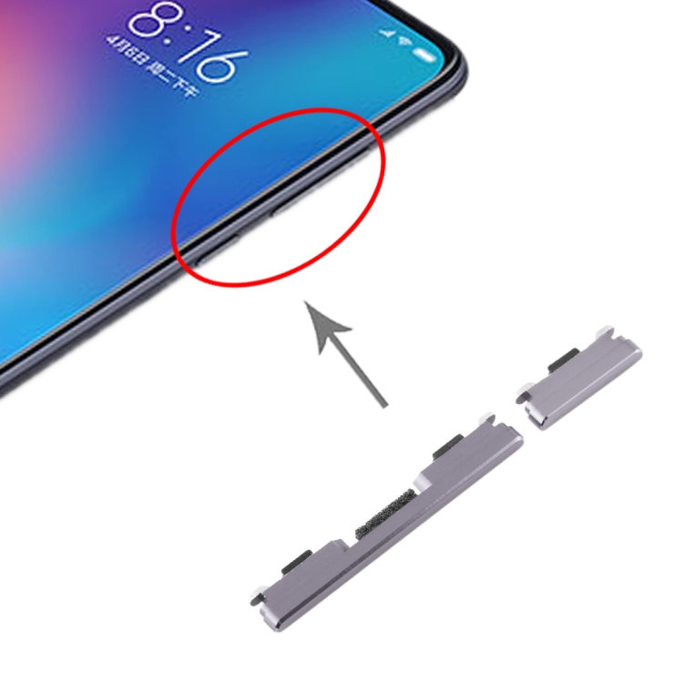 

Side Keys for Xiaomi Mi 9(Black)