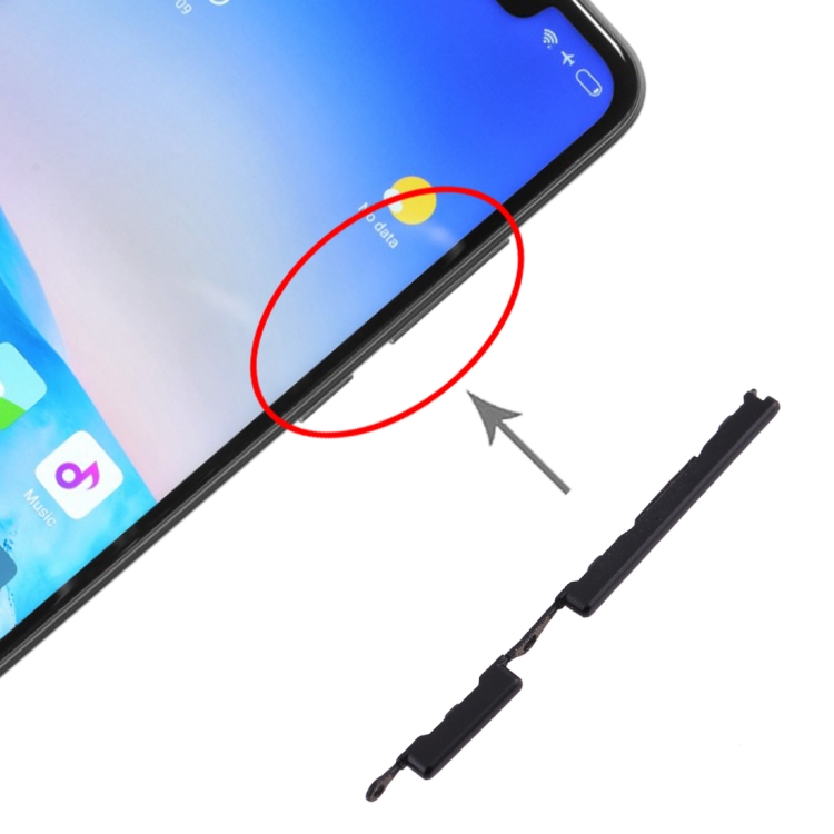 

Side Keys for Xiaomi Redmi Note 6 Pro(Black)