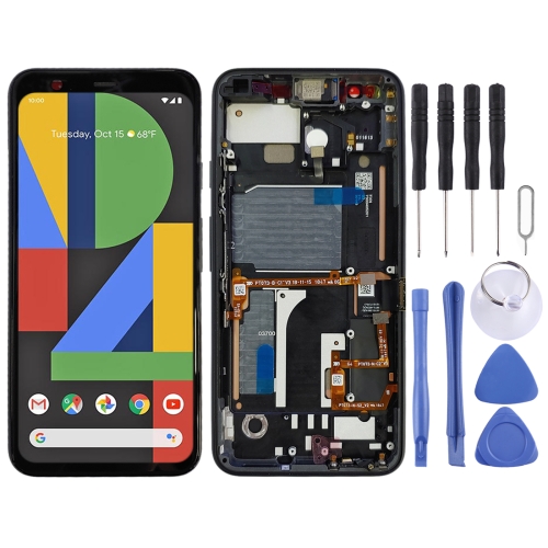 

LCD Screen and Digitizer Full Assembly with Frame for Google Pixel 4(Black)