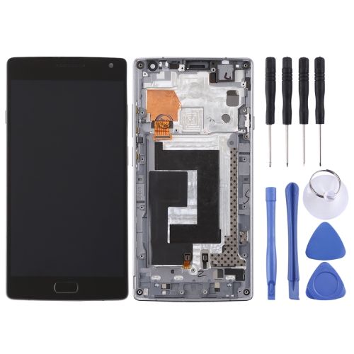 

LCD Screen and Digitizer Full Assembly with Frame for OnePlus 2 / A2001(Black)