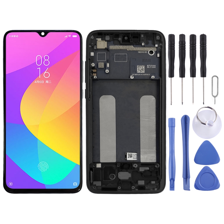 

Original LCD Screen and Digitizer Full Assembly with Frame for Xiaomi Mi CC9(Black)