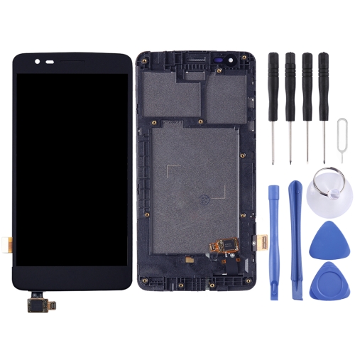 

LCD Screen and Digitizer Full Assembly with Frame for LG K8 2017 Dual SIM X240 X240H X240F X240K(Black)