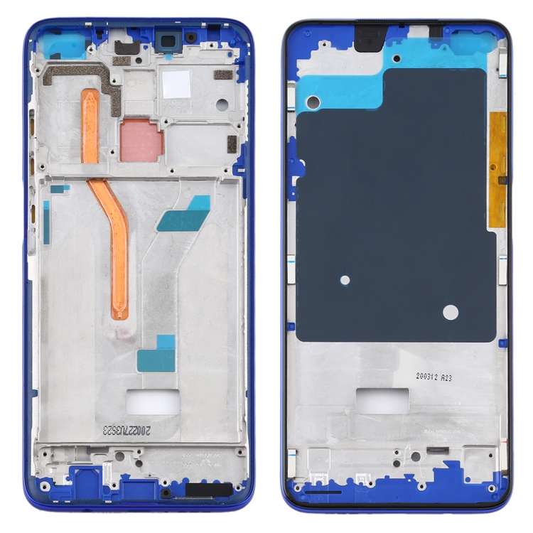 

Front Housing LCD Frame Bezel Plate for Xiaomi Redmi K30, 4G Version (Blue)