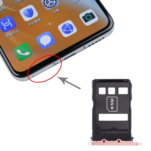 

SIM Card Tray + NM Card Tray for Huawei P40 (Gold)
