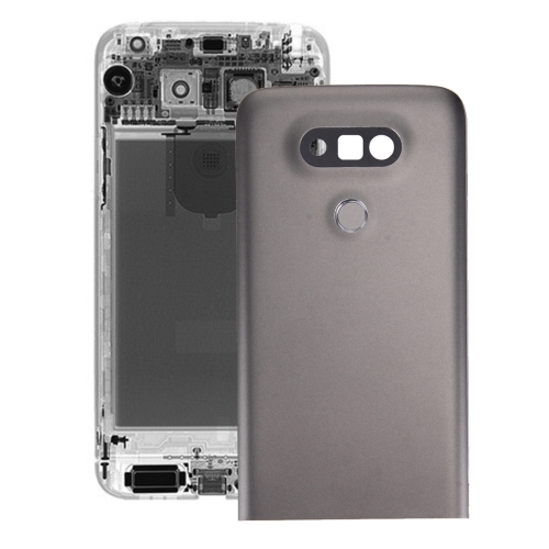 

Metal Back Cover with Back Camera Lens & Fingerprint Button for LG G5(Grey)