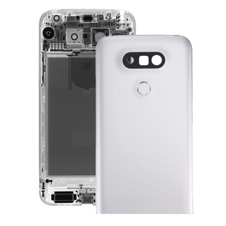 

Metal Back Cover with Back Camera Lens & Fingerprint Button for LG G5(Silver)