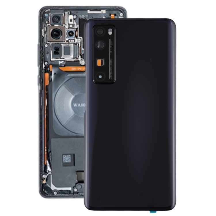 

Original Battery Back Cover with Camera Lens Cover for Huawei Nova 7 Pro 5G(Black)